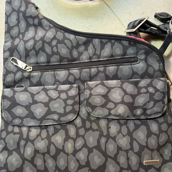 Travelon Black and Gray Crossbody Bag - Picture 3 of 8